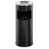 Round Metal Melns Durable 3332