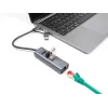 DeLOCK 64282 klēpjdatora dokstacija un portu replikators Vadu USB 3.2 Gen 1 (3.1 Gen 1) Type-C Pelēks (64282)