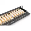 Patch Panel Digitus CAT 6 Class E High Density Shielded Melns
