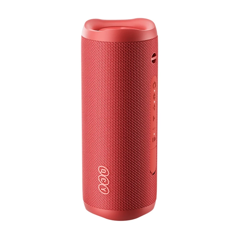 Pārnēsājams bezvadu skaļrunis QCY SP7 sarkans — Bluetooth 5.0, kompakts pārnēsājams dizains