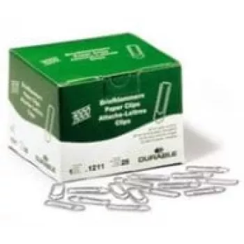 Durable 121125 Metallic Paper Clips 1000 gab.