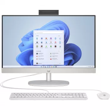 HP 24-cr0006ng - Viss-vienā (Complete Solution) - Ryzen 5 7520U / 2,8 GHz - RAM 16GB - SSD 512GB - NVMe - Radeon 610M - 1GbE, Wi-Fi 6, Bluetooth 5,3 - WLAN: 802,11a/b/g/n/ac/ax, Bl