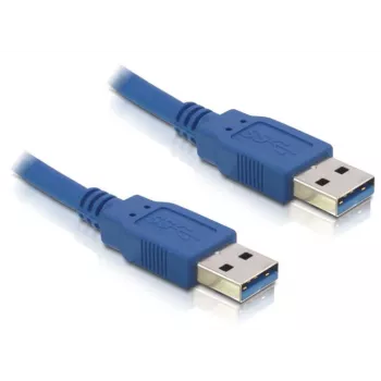 USB kabelis DeLOCK 0,5 m USB 3.0 USB 3.2 Gen 1 A-A zils