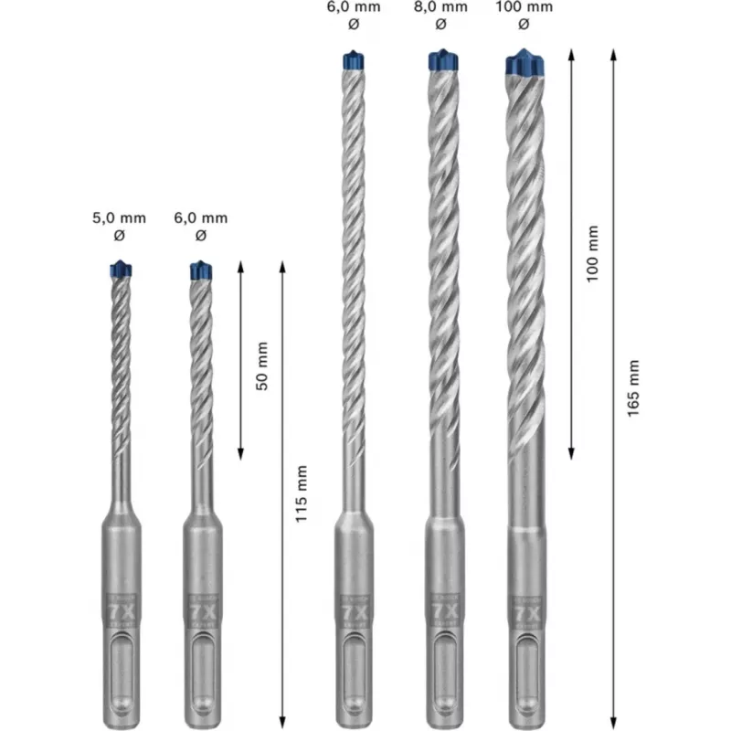 Urbja uzgalis Bosch 2608900197, HSS metāla urbis, 3 mm diametrs