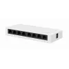Nepārvaldāms slēdzis GEMBIRD NSW-G8-01 — 8× Gigabit Ethernet (10/100/1000), Balts, līdzstrāva 5 V
