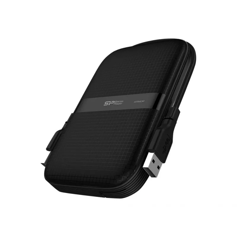 Ārējais cietais disks Silicon Power 2GB USB 3.2 Armor A60 Melns