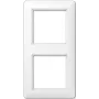 Sienā iebūvējams slēdžu rāmis Jung AS 582 BF WW balts, termoplasts, 80.5×151.5 mm