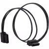 SATA kabelis Silverstone CP11 0,3 m melns