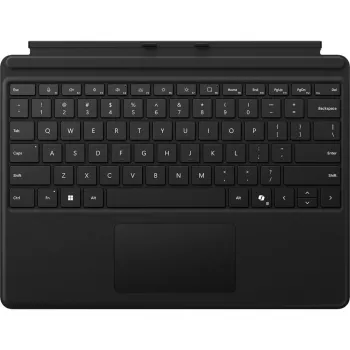 Tastatūra Microsoft Surface Pro EP2-00428 melna — noņemams tastatūras vāciņš Surface Pro, ar izgaismotiem taustiņiem, magnētisku stiprinājumu