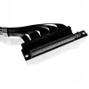 Thermaltake PCI-E 4.0 dubultais 90 grādu riser kabelis, 40 cm, melns