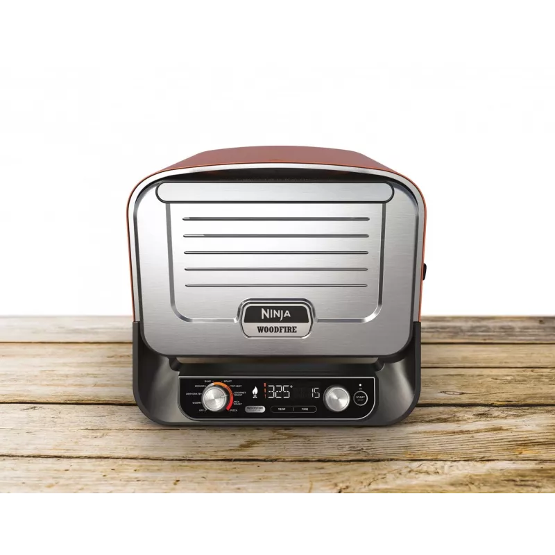 Ninja Woodfire OO101EU elektriskā āra krāsns, picas krāsns un kūpinātava, 2400 W