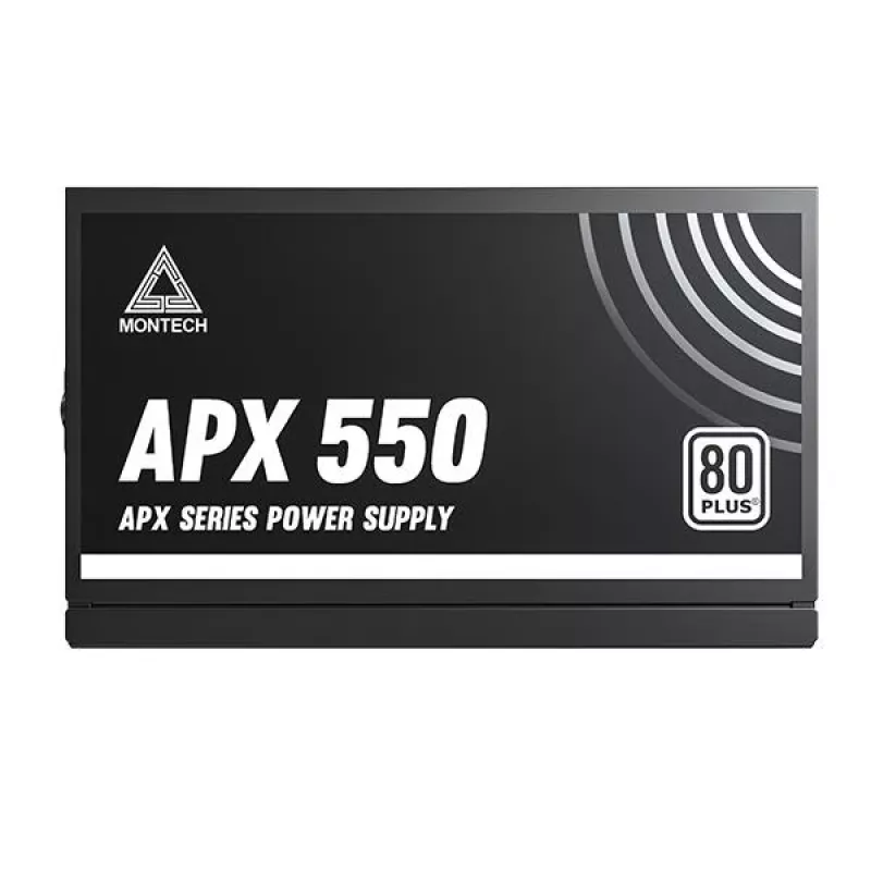Montech APX550 barošanas bloks 550 W 20+4 pin ATX ATX Melns
