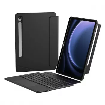 Klaviatūras apvalks ar skārienpaliktni Inateck N0064 Samsung Galaxy Tab S10 FE/S9 FE/S9, melns