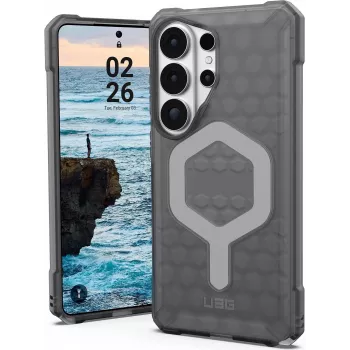 UAG Urban Armor Gear Essential Armor maciņš ar magnēta moduli | Samsung Galaxy S26 Ultra | pelnu pelēks (pelēks caurspīdīgs) | 214532113131 (214532113131)