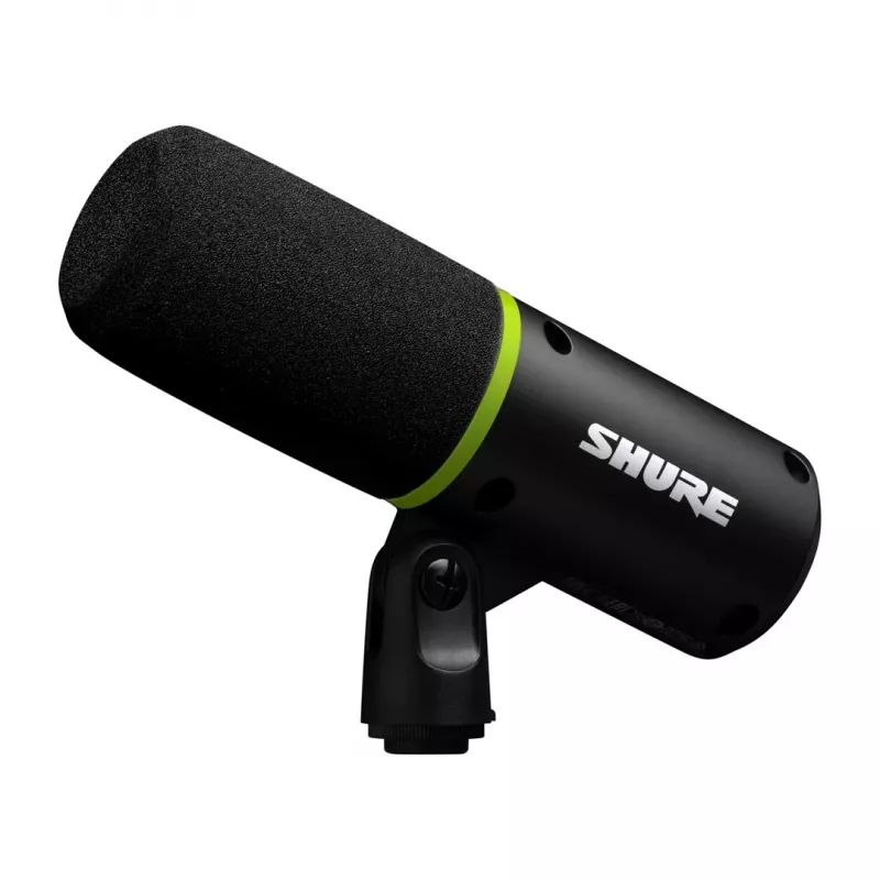 Shure MV6 - USB-C kardioidais dinamiskais mikrofons spēlētājiem un straumētājiem