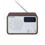Pārnēsājamais radio ar Bluetooth un USB BLAUPUNKT PP7BT, krāsa: brūns koks/balts