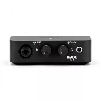 RODE AI-1 USB audio interfeiss A-A priekšpastiprinātājs 24 bitu 96 kHz melns
