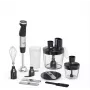 Tefal Quickchef+ HB67G830 blenderis 0,8 L Iegremdējamais blenderis 1000 W Melns, Nerūsējošais tērauds