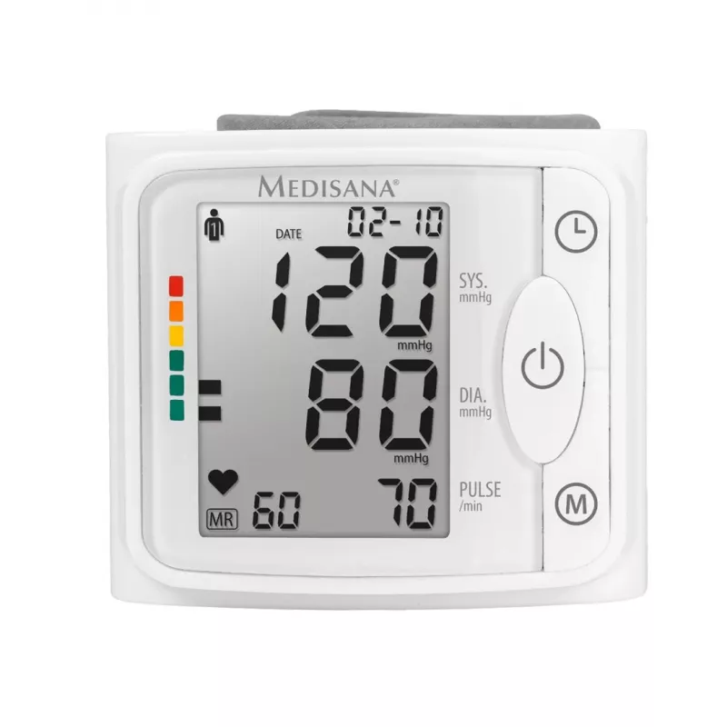 Medisana BW 320 plaukstas asinsspiediena mērītājs - automātisks, 2 lietotāji, 120 atmiņas
