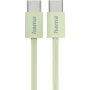Hama Fabric USB kabelis USB 2.0 1 m USB C Zaļš