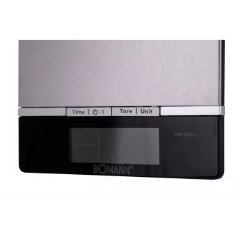 Bomann KW 1421 CB - LCD - melna - nerūsējošais tērauds - 160 x 230 x 18 mm - 18 mm - AAA - nerūsējošais tērauds (614211)