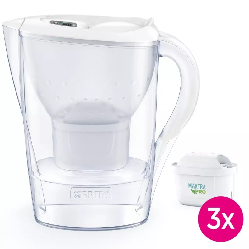 Brita Marella+3 kārtridži PRO balta 2.4 Balta