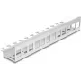 DELOCK Keystone moduļu turētājs 12 portiem montāžai uz DIN sliedes un ar rokām (modelis 90631)