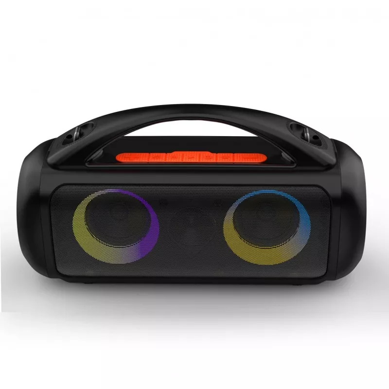 Pārnēsājams skaļrunis MEDIA-TECH MT3184 — Bluetooth 5.3, 60W RMS, IPX5, Li-Ion akumulators 16h, USB-C uzlāde, MicroSD, TWS, mikrofons, tālvadība
