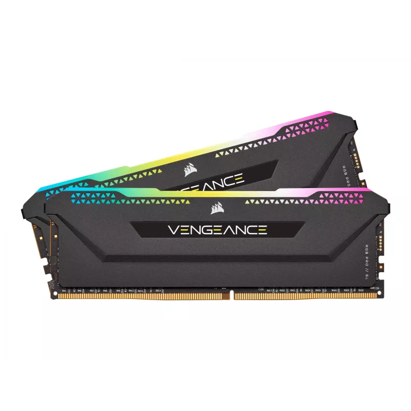 DDR4 Vengeance RGB PRO SL 16GB/3200 (2*8GB) Melns C16