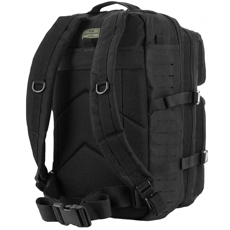 M-TAC Large Assault Pack Laser Cut mugursoma - melna