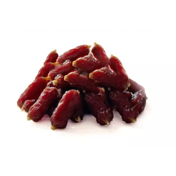 Suņu gardumi Hilton Soft Sausages with Beef 500 g — zobu treniņu kārumi, olbaltumvielas 33%, tauki 4%