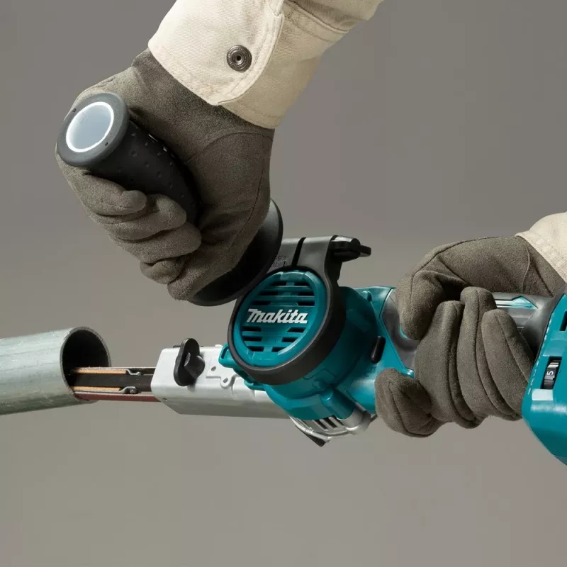 Makita DBS180Z portatīvā slīpmašīna Detalizētā slīpmašīna Melna, Zila