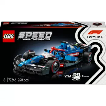 LEGO Speed Champions F1 sacīkšu auto modelis 77246 — 248 detaļas, 1 minifigūra, vecums 10+