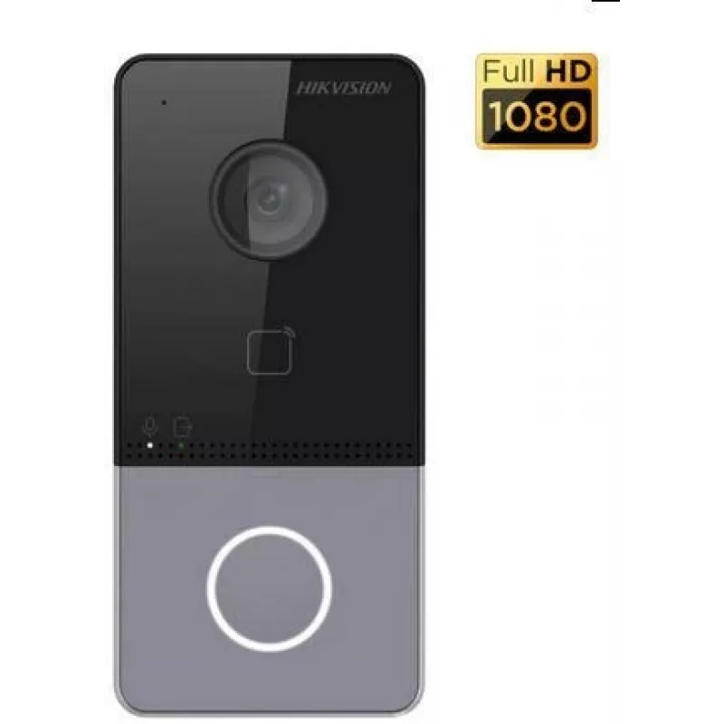 Hikvision DS-KV6113-WPE1(C) video domofona sistēma 2 MP Melna, Pelēka