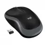 Logitech M185 bezvadu optiskā pele Ambidextrous Grey 910-002238