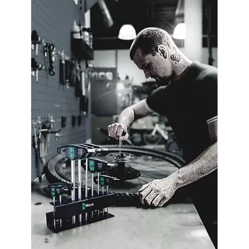 Wera Bicycle Set 6 T veida roktura atslēgu komplekts, 10 gab., glabāšanas kastē (05004174001)