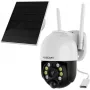 IP drošības kamera Foscam B4 Dome 4 MP (2560×1440), Wi‑Fi 2.4 GHz, IP65, Saules + Akumulators 5000 mAh, 355° panoramēšana, 90° sasvēršana