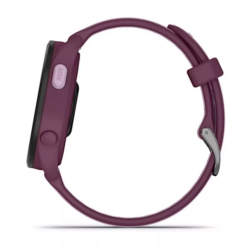 Viedpulkstenis GARMIN Forerunner 165 Music, 43 mm polimēra korpuss, 1,2 collu AMOLED 390x390, GPS/GLONASS/Galileo, 5 ATM, 11 dienu akumulators