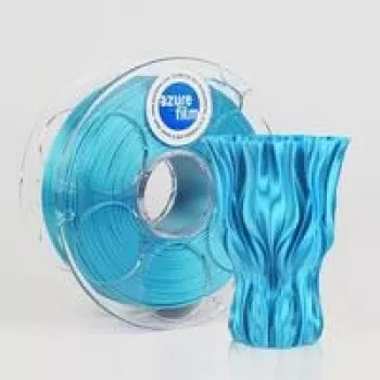 Zīda debeszils 1,75mm 1kg Azurefilm 3D kvēldiegs (FL171-5015)