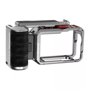 Titāna paplašināšanas būris ar rokturi un papildu Puluz savienojumiem DJI Osmo Action 6