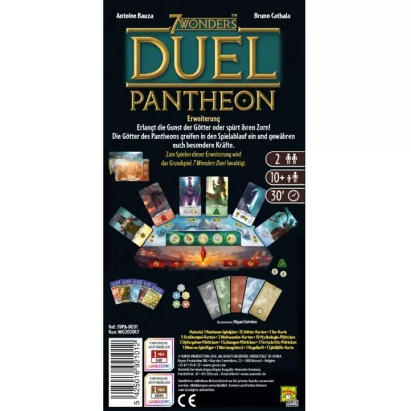 7 Wonders Duel - Pantheon, Galda spēles paplašinājums