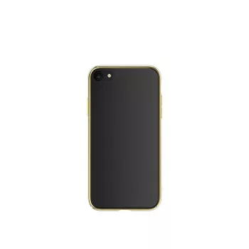 Aizsargājošs tālruņa maciņš Devia Glimmer sērija iPhone SE2, zelta, ciets PC aizmugurējais vāciņš