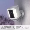 Ring Spotlight Cam Plus tīkla novērošanas kamera ārpus telpām ar pieslēgumu elektrībai