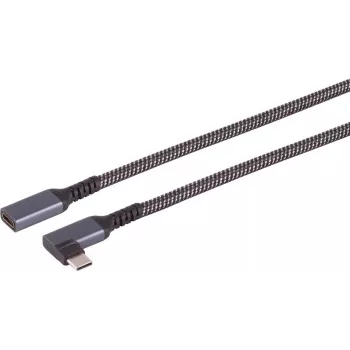 S/CONN maximum connectivity S-Conn 14-74013 USB kabelis 3.2 Gen 2 3.1 2 C Melna - Balta - Kabelis - Digitālais/Datu