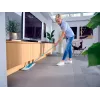 Leifheit 55092 mops no mikrošķiedras 8000 ml sausais un mitrais, zils, pelēks