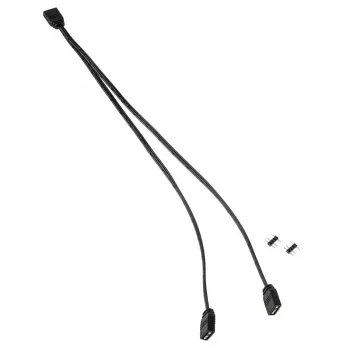 Kabeļu sadalītājs Kolink ARGB 1-2 Splitter kabelis 30 cm, 5 V, melns