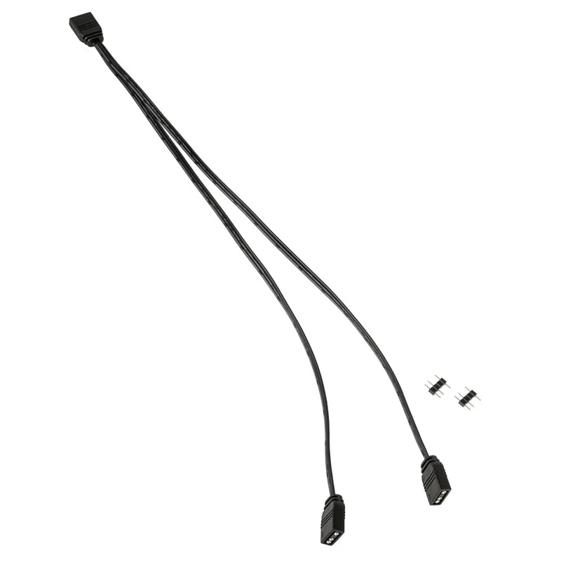 Kabeļu sadalītājs Kolink ARGB 1-2 Splitter kabelis 30 cm, 5 V, melns