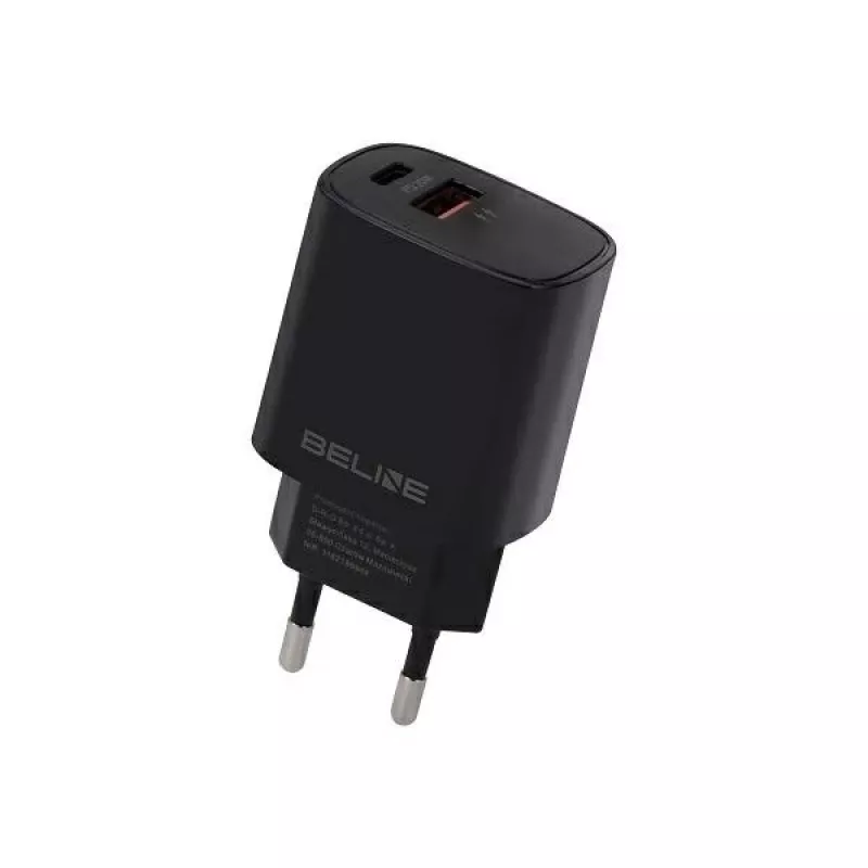Lādētājs Beline Beli02159 — 20W USB-C un USB-A PD/QC saderīgs