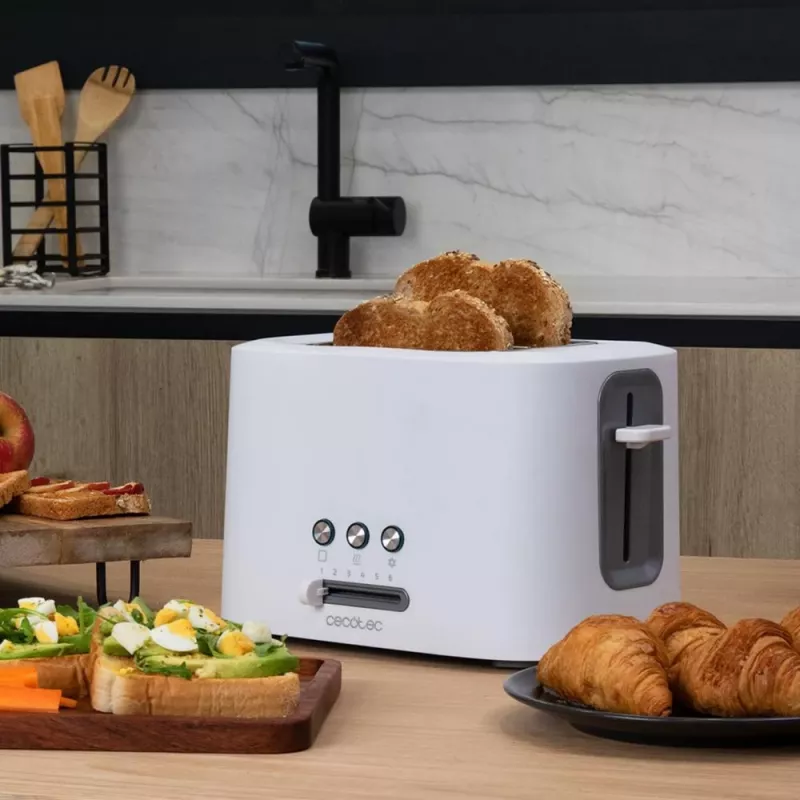 Tosteris Toast&Taste 9000 Double Balts (balts, 980 W, 2 šķēlēm)