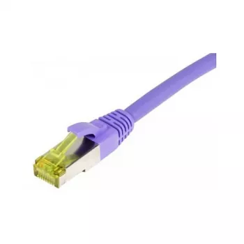 komutācijas kabelis RJ45, CAT6A 500Mhz, 2m, ceriņkrāsas, S-STP(S/FTP), TPE/LSZH(Ultraflex), AWG26, ar Cat.7 neapstrādātu kabeli, Synergy 21 (S217765)